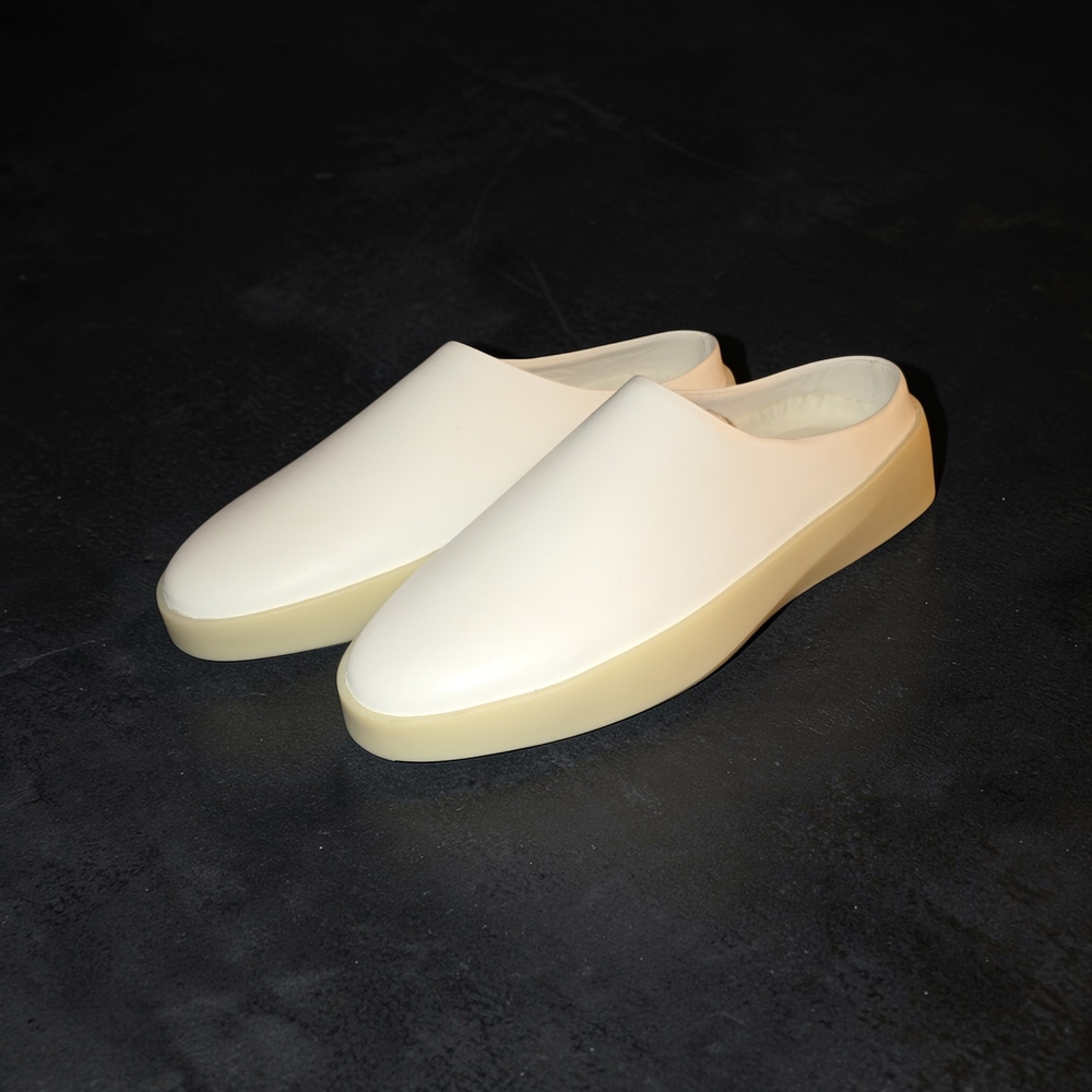 Wolf & Sheppard Men's Cream Slip-On Shoes